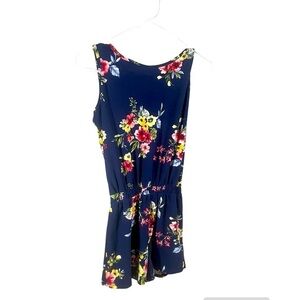 Pomelo Floral Sleeveless Romper Size Large